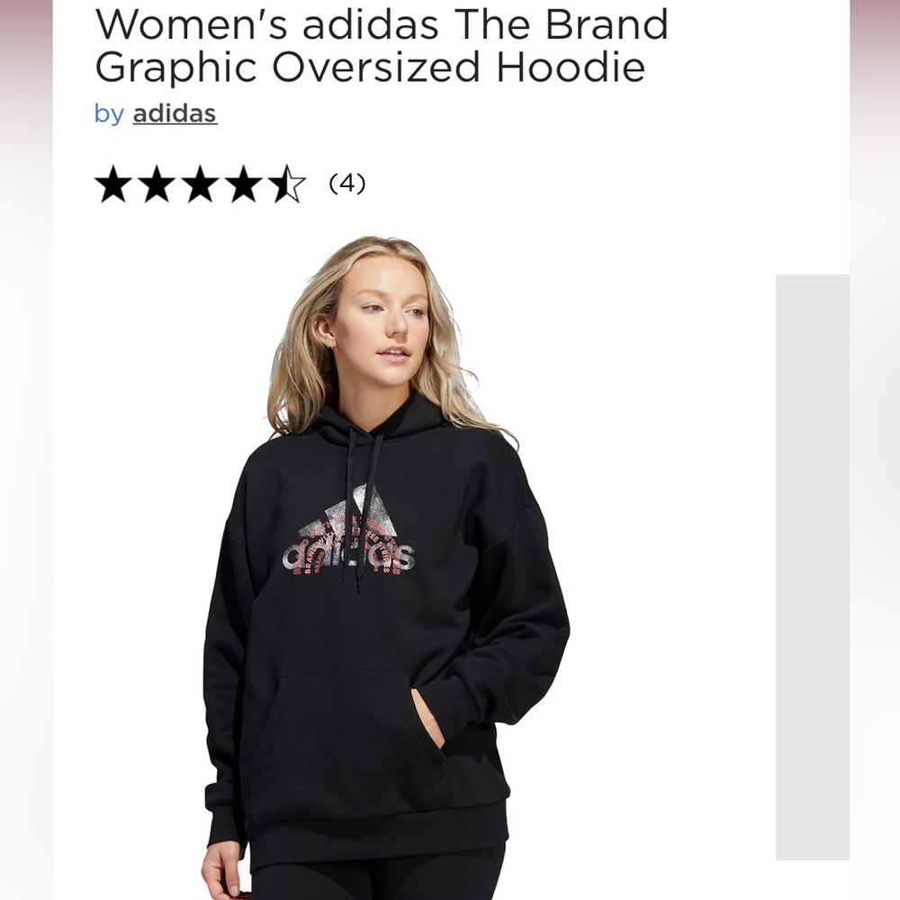 Women's adidas The Brand Graphic Oversized Hoodie